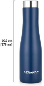 Vana Single Wall Stainless Steel Bottle Matt Blue