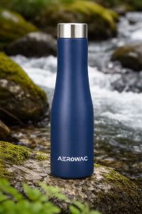 Vana Single Wall Stainless Steel Bottle Matt Blue