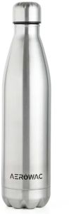 Matt Silver Viva Double Wall Vacuum Insulated Stainless Steel Water Bottle