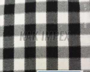 Cotton Lurex Check Fabric