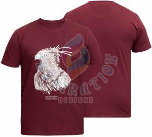Round Neck Printed T Shirt