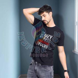 Typography Printed T Shirt