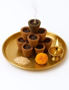 Cow Dung Incense Cup