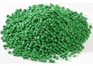 Green LDPE Plastic Granules