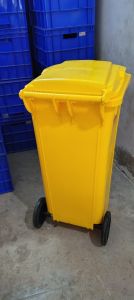 120 Litre Wheel Plastic Dustbin