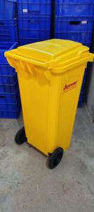 120 Litre Wheel Plastic Dustbin