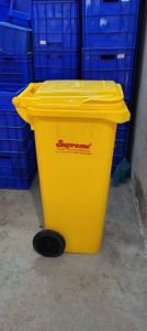 120 Litre Wheel Plastic Dustbin