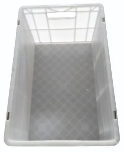32 Liter Supreme White Plastic Crate