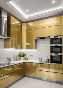 Brush & Mirror Golden ACP Panel