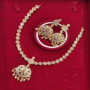 Beaded Micro Plated Necklace Set