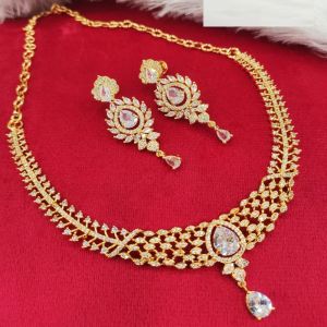 Stylish Micro Plated Necklace Set