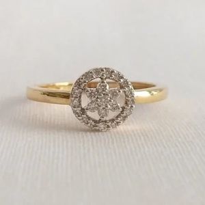 Daily Wear Gold Diamond Ring