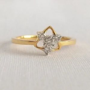 Triangle Shape Diamond Ring
