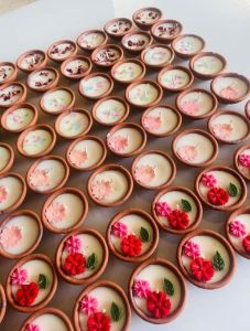 Designer Diya Candle