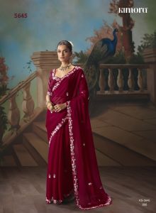 Ladies Elegant Glass Tissue Organza Saree