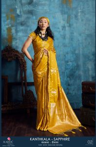 Pure Satin With Handloom Weaving Silk Saree