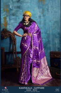 Pure Satin With Handloom Weaving Silk Saree