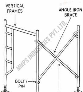 Angle Iron Bracing Scaffolding Frame