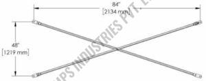 Cross Bracing Scaffolding Frame