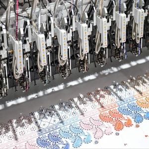 Schiffli Multi Head Embroidery Services