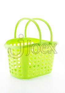 Lime Green Carry Handle Basket