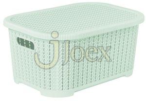 Mint Green Knitted Storage Box