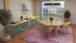 Modern Dining Room Area Rug