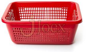 Red Vented Utility Basket