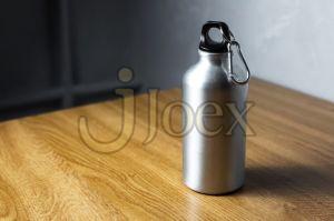 Silver Carabiner Sports Bottle
