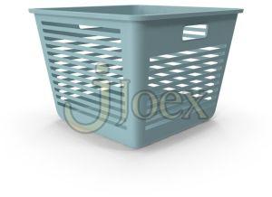 Slatted Plastic Storage Basket