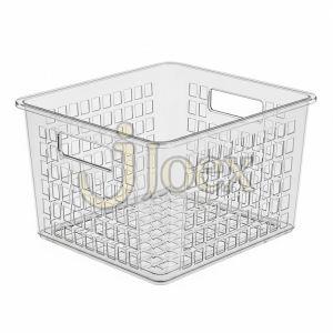 Transparent Plastic Storage Basket