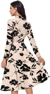 Ladies Designer Floral A Line Dress