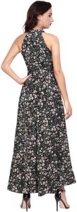 Ladies Floral High Low Maxi Dress