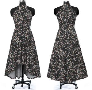 Ladies Floral High Low Maxi Dress