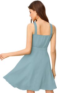 Ladies Pista Halter Neck Skater Dress