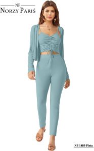 Ladies Pista Three Piece Co-Ord Set