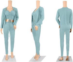Ladies Pista Three Piece Co-Ord Set