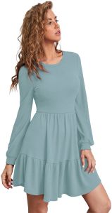 Ladies Pista Tiered Casual Mini Dress