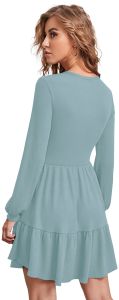 Ladies Pista Tiered Casual Mini Dress