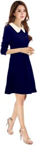 Ladies Stylish Navy Blue Western Dress