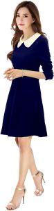 Ladies Stylish Navy Blue Western Dress
