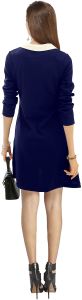 Ladies Stylish Navy Blue Western Dress