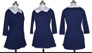 Ladies Stylish Navy Blue Western Dress