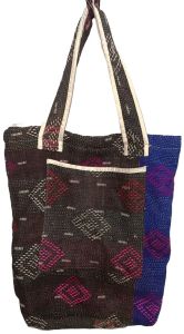 Handmade Kantha Tote Bag