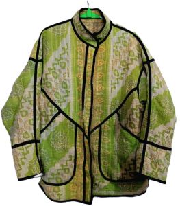 Olive Green Vintage Reversible Jacket