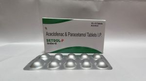 Aceclofenac 100mg and Paracetamol 325mg Tablets