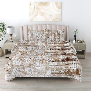 Amor Flannel Blanket Cum Warm Bedsheet Set With 2 Pillow Covers