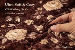 Cannes Flannel AC Blanket With 2 Pillow Covers