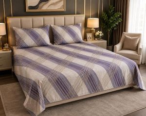 Mavi Luxury Glace Cotton Double Bedsheet Set