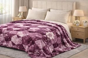 Milan Cozy Ultra Soft Double Bed Flannel Blanket